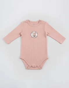 Body avec manche rose