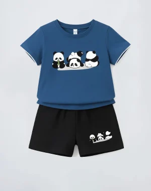 Ensemble panda bleu