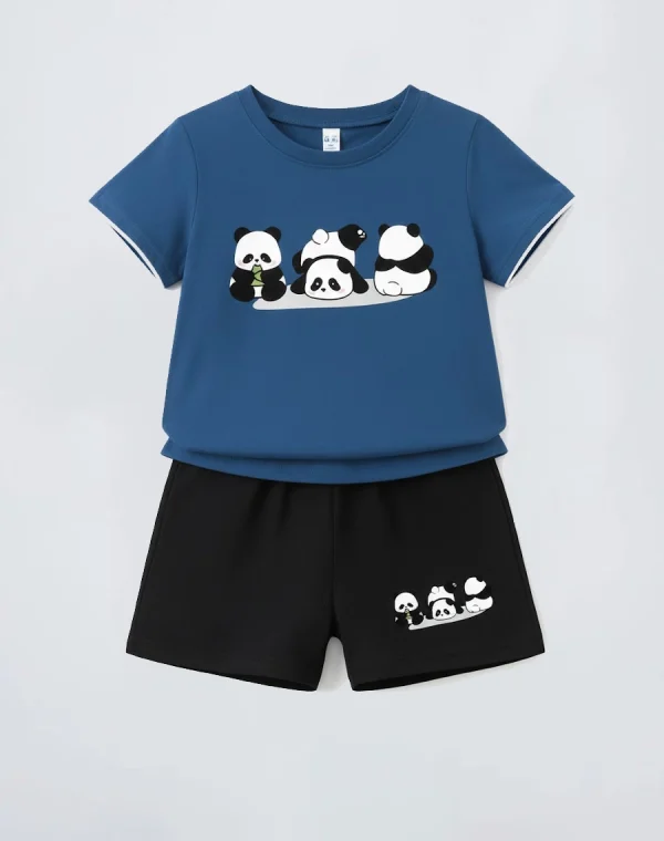 Ensemble panda bleu