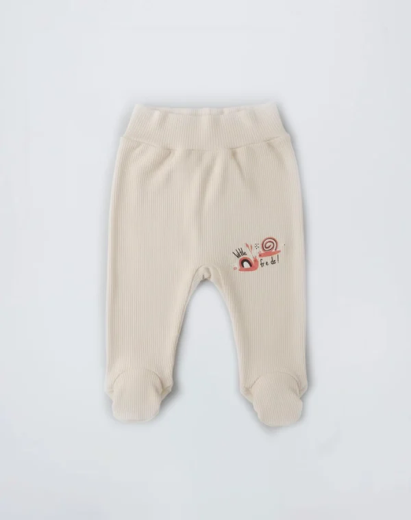 Pantalon avec chaussettes beige