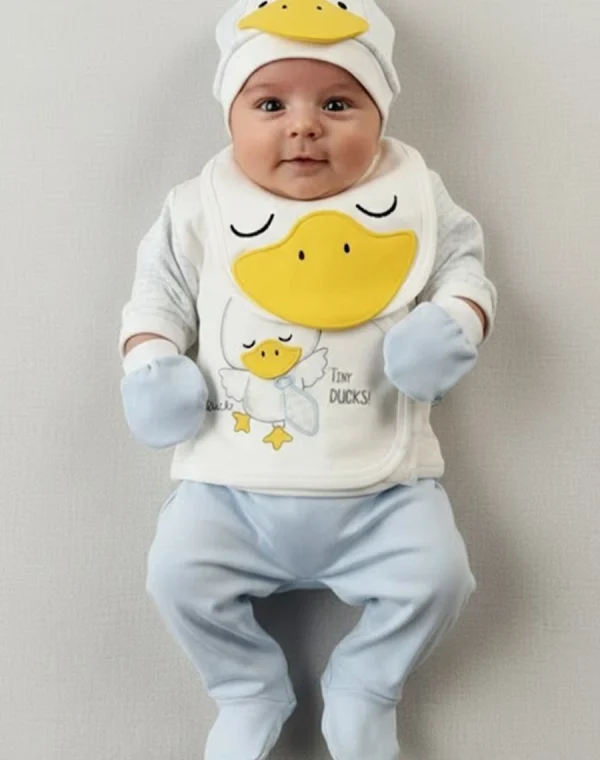 Second image of Pyjama cotton croisé Canard