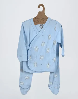 ensemble 2 pièces coton bleu-min