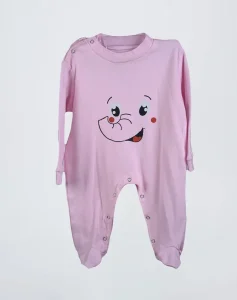 grenouillere coton rose-min