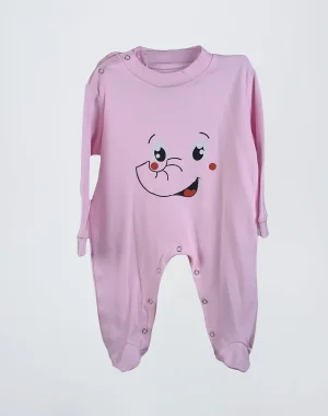 grenouillère coton rose-min