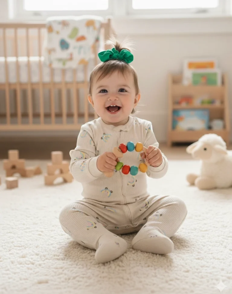 Second image of grenouillère coton-une à une avec motif-min