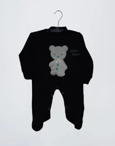 grenouillere velour ours