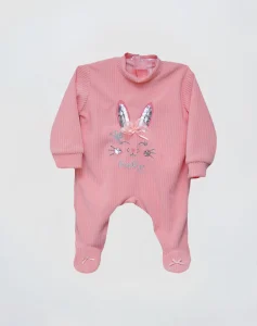 grenouillere velour-rasé Lapin