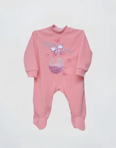 grenouillere velour-rasé Pappillon