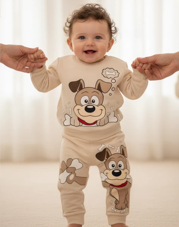 Second image of pyjama cotton chiot
