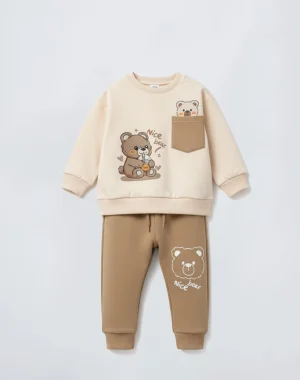 pyjama cotton marron