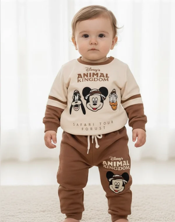 Second image of pyjama cotton mickey