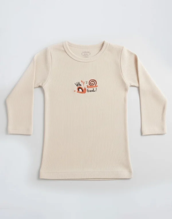 tricot avec manches beige