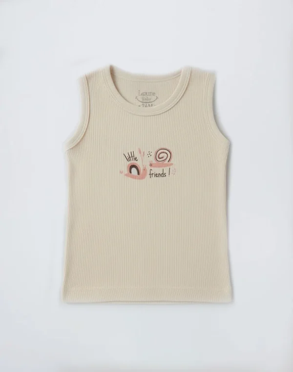 tricot beige sans manche