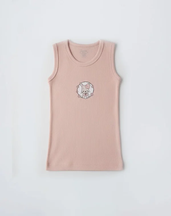 tricot rose sans manche