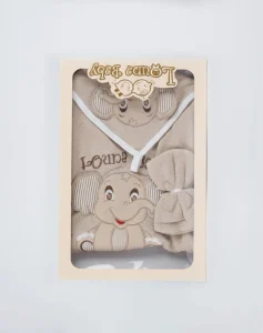 Cape de bain Elephant Marron