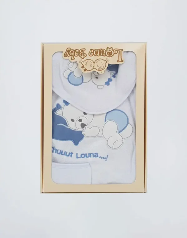 Cape de bain Ours Bleu