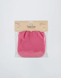 gants de toilettes rose